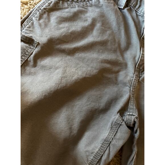 Carhartt B147-FAT Leather Patch 36” Tagged Stone Gray Carpenter Work Shorts - Picture 4 of 7